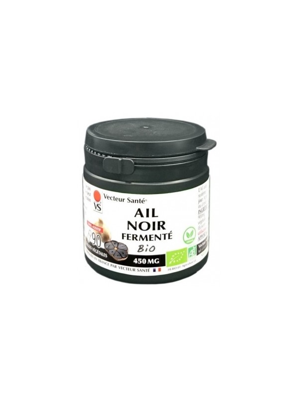 Ail Noir fermenté Bio 90 gélules Végétales Vecteur Sante Herboristerie de Paris