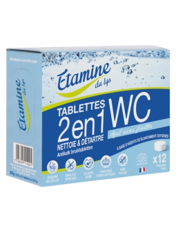 12 Tablettes WC 2 en 1 Etamine du Lys Herboristerie de Paris
