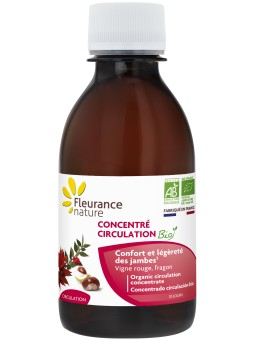 Concentré circulation Bio 200ml Fleurance Nature Herboristerie de Paris marronnier d'inde fragon hamamélis