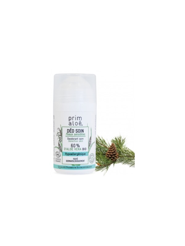 Déodorant soin peaux sensibles 50ml Prim Aloe Herboristerie de Paris