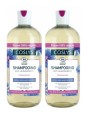 Lot de 2 Shampooing anti jaunissement cheveux gris blancs et blonds centaurée 2 x 500ml Coslys Herboristerie de Paris