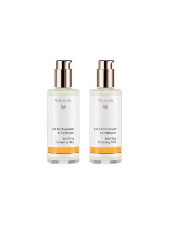 Lot de 2 Lait démaquillant et Nettoyant 2 x 145ml Dr. Hauschka Herboristerie de Paris