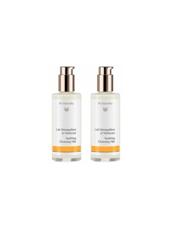 Lot de 2 Lait démaquillant et Nettoyant 2 x 145ml Dr. Hauschka Herboristerie de Paris