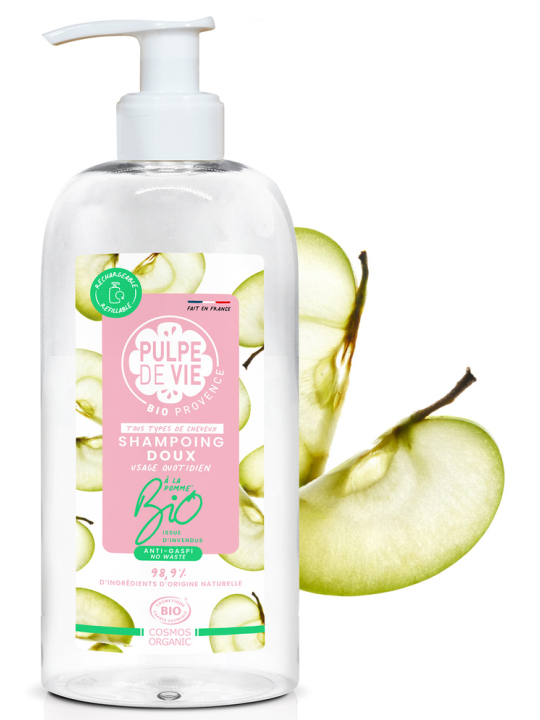 Pompompidoux Shampooing Doux Pomme et Amande 250ml Pulpe De Vie Herboristerie de Paris