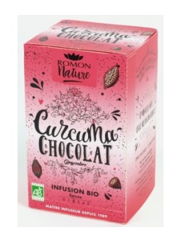 Infusion plaisir Curcuma Chocolat Bio Romon Nature Herboristerie de Paris