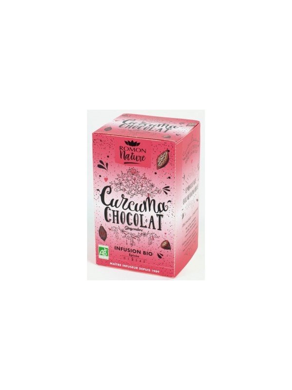 Infusion plaisir Curcuma Chocolat Bio Romon Nature Herboristerie de Paris