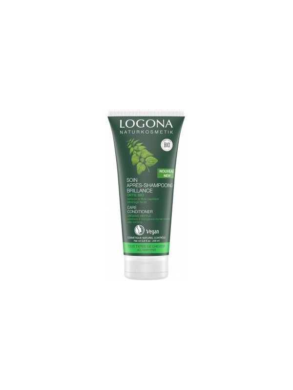 Après shampoing brillance ortie Bio 200ml Logona Herboristerie de Paris