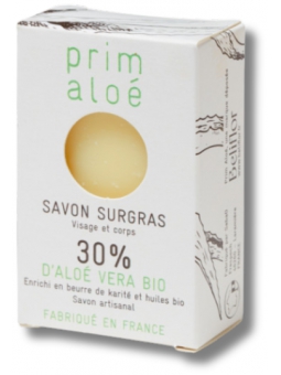 Savon surgras peaux sèches et sensibles 100gr Prim Aloe Herboristerie de Paris