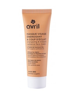 Masque visage énergisant et coup d'éclat 50ml Avril Herboristerie de Paris