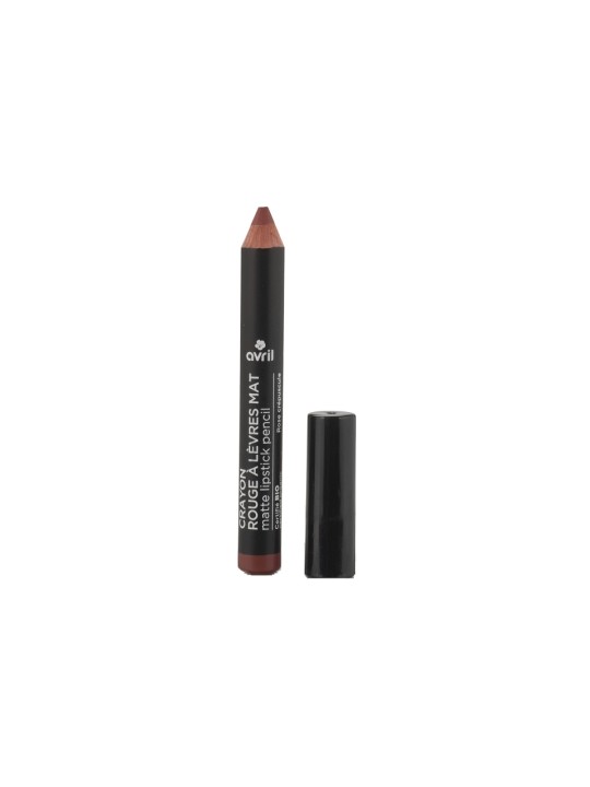Crayon rouge à lèvres mat Jumbo Rose crépuscule Avril Herboristerie de Paris