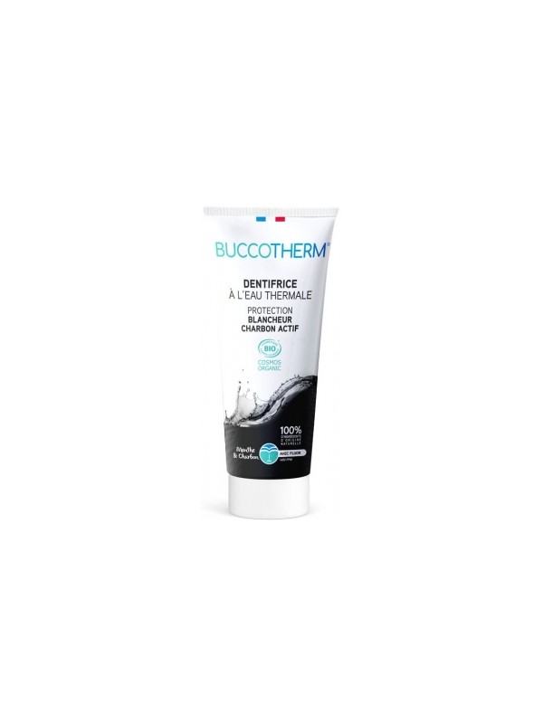Buccotherm gel dentifrice blancheur au charbon actif 75ml Buccotherm Herboristerie de Paris