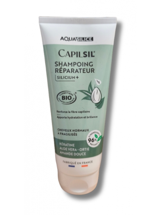 Shampoing réparateur Kératine Silicium Ortie 200ml Aquasilice Herboristerie de Paris