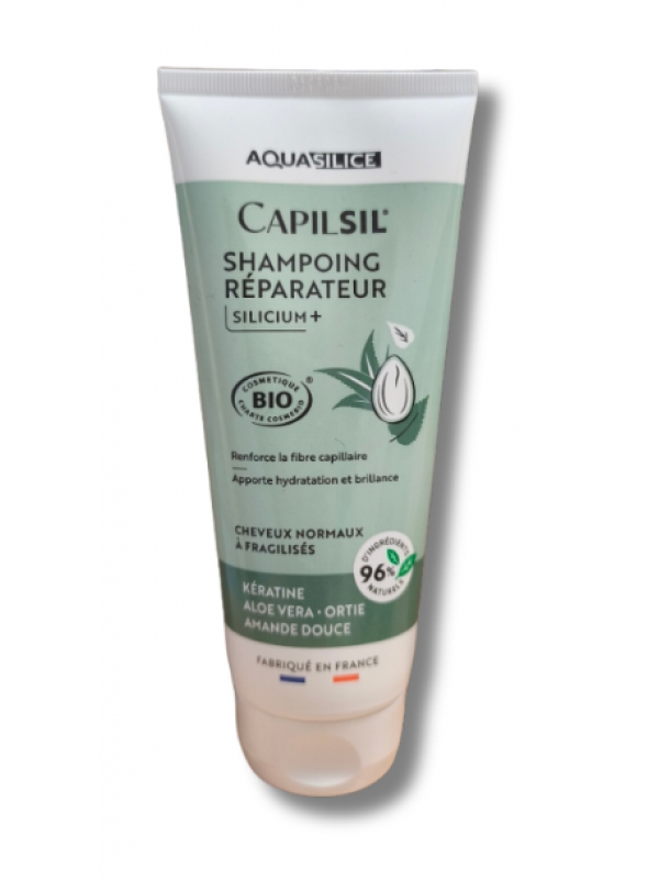 Shampoing réparateur Kératine Silicium Ortie 200ml Aquasilice Herboristerie de Paris