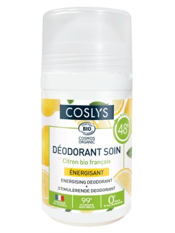 Déodorant soin énergisant citron bio 50ml Coslys Herboristerie de Paris