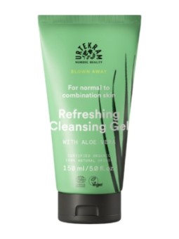 Gel nettoyant visage Wild Lemongrass peaux normales à mixtes 150ml Urtekram Herboristerie de Paris