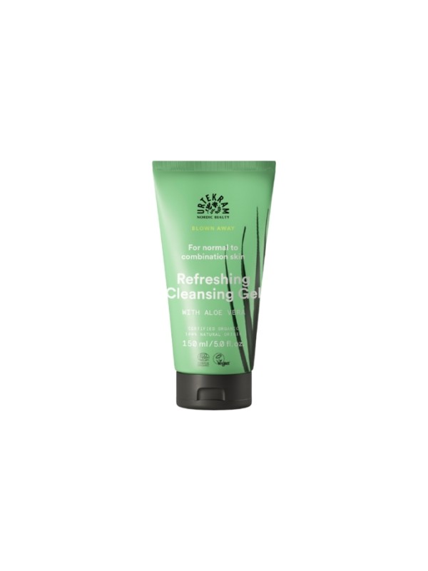 Gel nettoyant visage Wild Lemongrass peaux normales à mixtes 150ml Urtekram Herboristerie de Paris