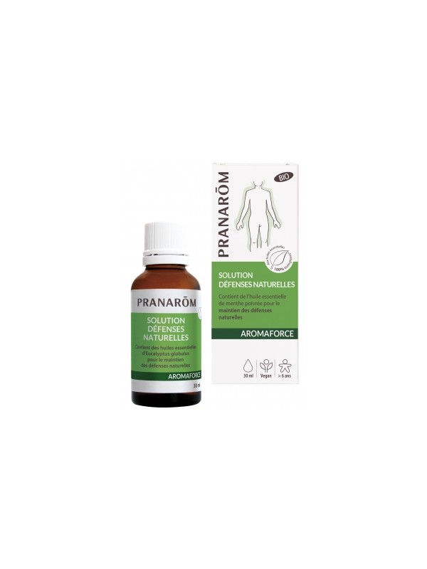 Solution défenses naturelles 30ml Pranarom Herboristerie de Paris voies respiratoires