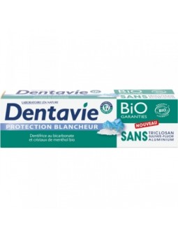 Dentifrice protection blancheur 75ml Dentavie Herboristerie de Paris
