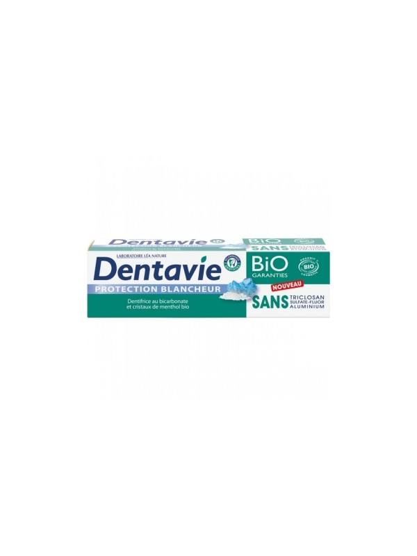 Dentifrice protection blancheur 75ml Dentavie Herboristerie de Paris