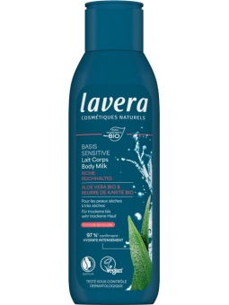 Lait Crème Riche Basis Sensitiv 250ml Lavera Herboristerie de Paris onctueux nutrition