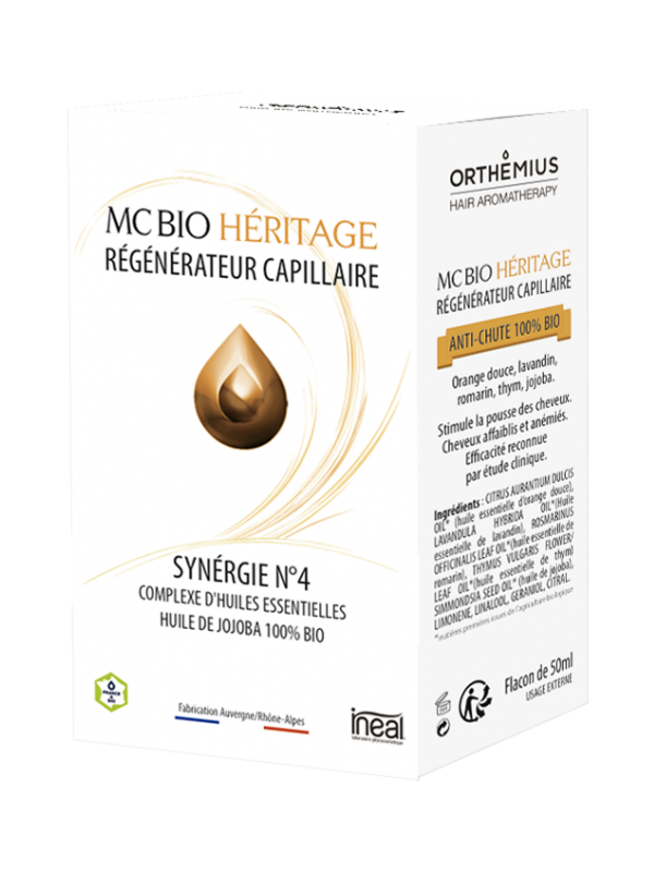 Régénérateur capillaire MC Bio stimulant anti chute 50ml Orthebio Orthémius Herboristerie de Paris