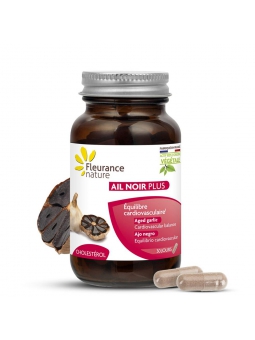 Ail noir plus 60 gélules Fleurance Nature cholestérol cardiovasculaire Herboristerie de Paris ail fermenté