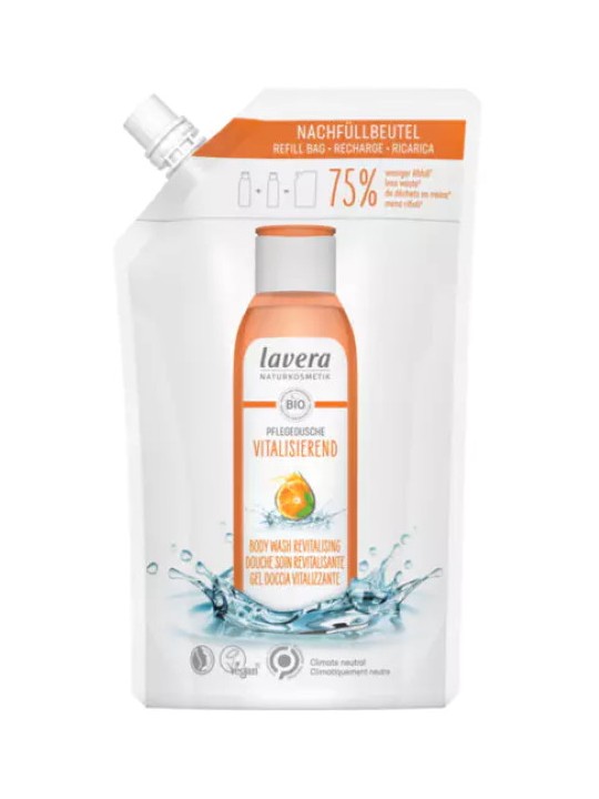 Recharge Douche soin revitalisante 500ml Lavera économique Herboristerie de paris
