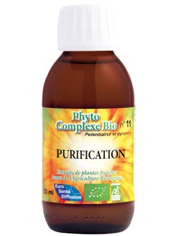 Phyto complexe n°11 Purification 125ml Phytofrance aide les fonctions d'élimination diurétiques Herboristerie de paris