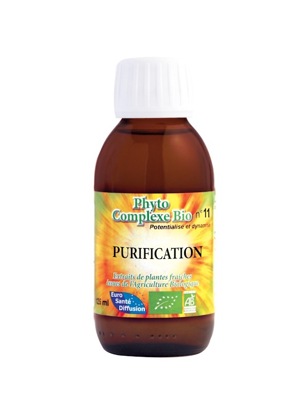 Phyto complexe n°11 Purification 125ml Phytofrance aide les fonctions d'élimination diurétiques Herboristerie de paris