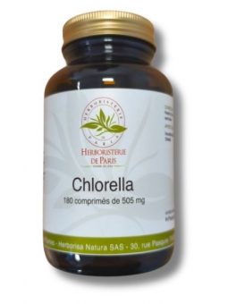 Chlorella Minuscule Algue d'eau douce 180 comprimés Herboristerie de Paris chlorelle chlorophylle lutéine acides aminés