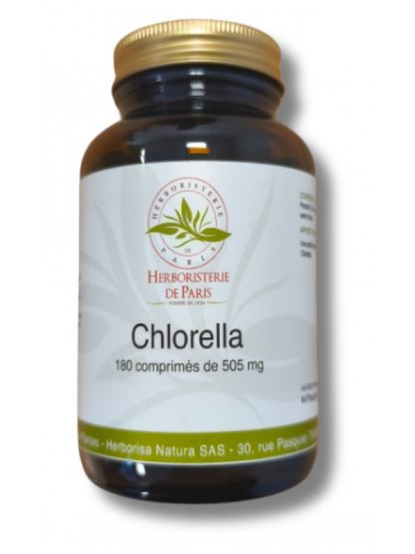 Chlorella Minuscule Algue d'eau douce 180 comprimés Herboristerie de Paris chlorelle chlorophylle lutéine acides aminés