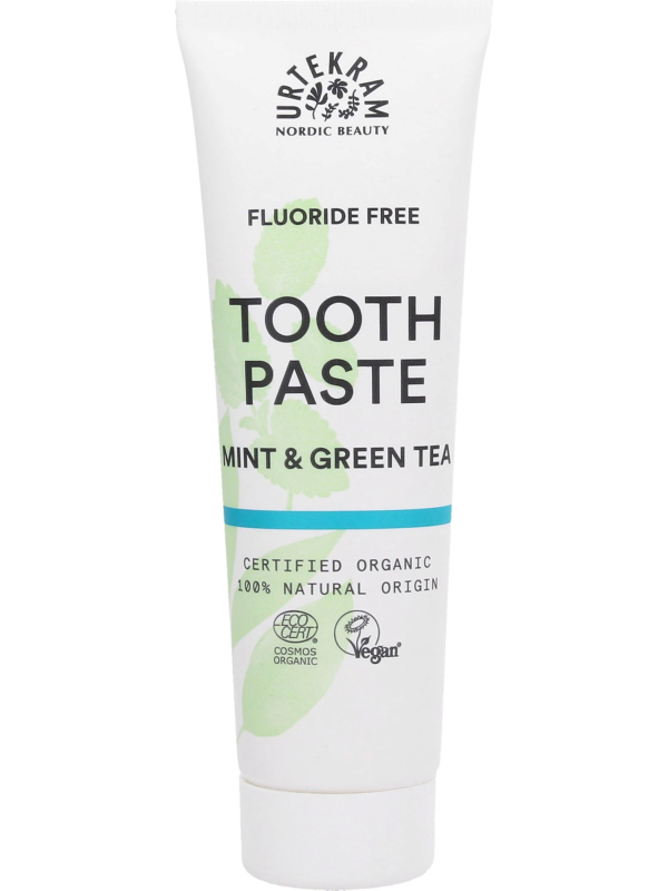 Dentifrice Thé vert Menthe 75ml Urtekram Herboristerie de paris