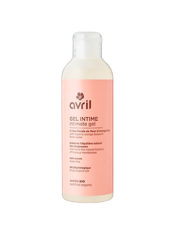 Gel intime bio 200ml Avril ph physiologique acide Herboristerie de paris