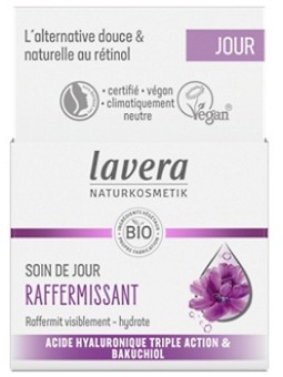 Soin de Jour Raffermissant à l'acide hyaluronique 50 ml Lavera fermeté Herboristerie de paris