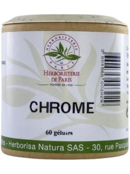 Chrome 60 gélules Herboristerie De Paris métabolisme normal des macronutriments glycémie normale