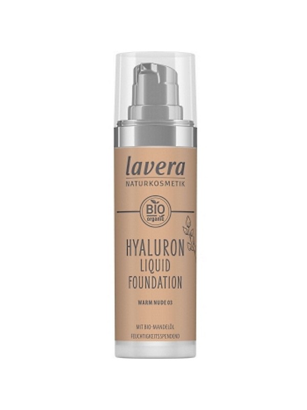 Fond de teint Hyaluron Warm Nude 03 30ml Lavera Lavera Naturkosmetik Herboristerie de Paris