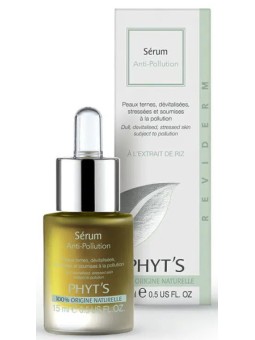 Sérum Reviderm anti pollution 15ml Phyt's soin de nuit detox anti pollution urbaine Herboristerie de paris