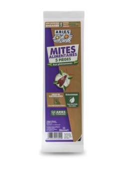 Lot de 5 Pièges à Mites Alimentaires Aries à base de phéromones Herboristerie de paris