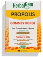 Propolis Large spectre gommes arôme citron 24 pièces Herbalgem Herboristerie de Paris