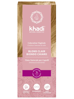 Teinture aux Plantes Blond Clair 100g Khadi Herboristerie de Paris