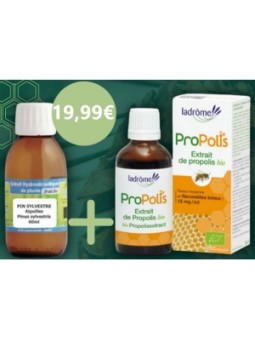 Pack duo défenses naturelles Aiguilles de pin et Propolis Le Monde du Bio Herboristerie de Paris