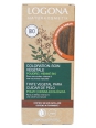 Coloration soin végétale Brun ambré 100g Logona Herboristerie de Paris reflets noisette cuivrés