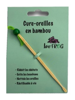 Cure oreilles en bambou Lov'Frog Herboristerie de Paris