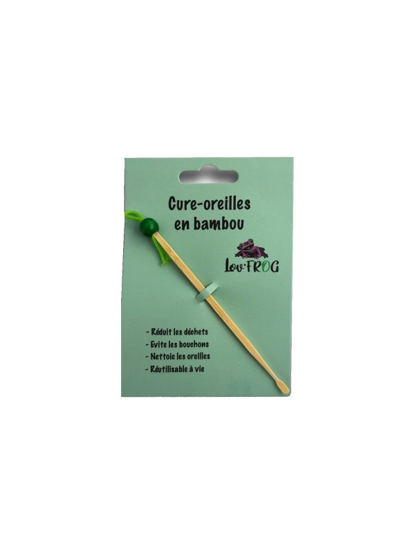 Cure oreilles en bambou Lov'Frog Herboristerie de Paris