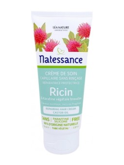 Crème de soin capillaire Ricin et Kératine végétale 100ml Natessance Herboristerie de Paris