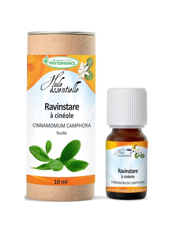 Ravintsare Feuille Sauvage Bio 10 ml Phytofrance huile essentielle respiration Herboristerie de paris ravintsara