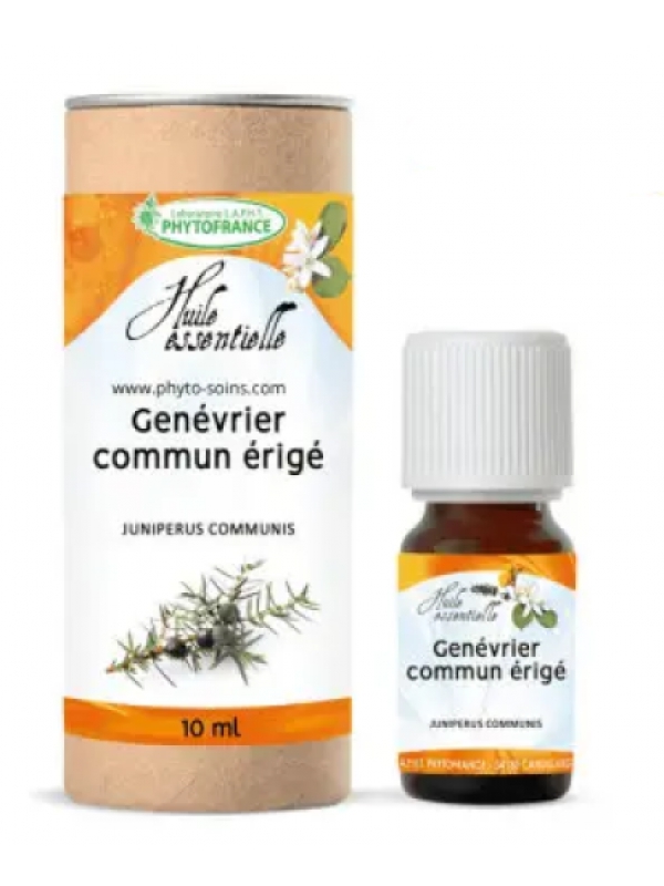 Huile essentielle Genévrier commun BIO 10ml Phytofrance Herboristerie de Paris maintien de la digestion