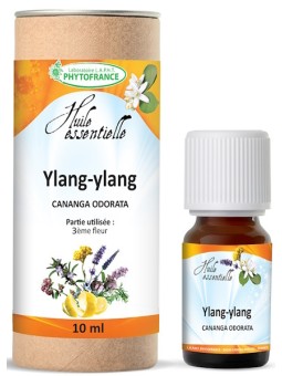 Huile essentielle Ylang Ylang 3ème fleur 10ml Phytofrance Herboristerie de Paris usage alimentaire possible