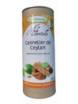 Huile essentielle Cannellier de Ceylan BIO 10ml Phytofrance Herboristerie de Paris