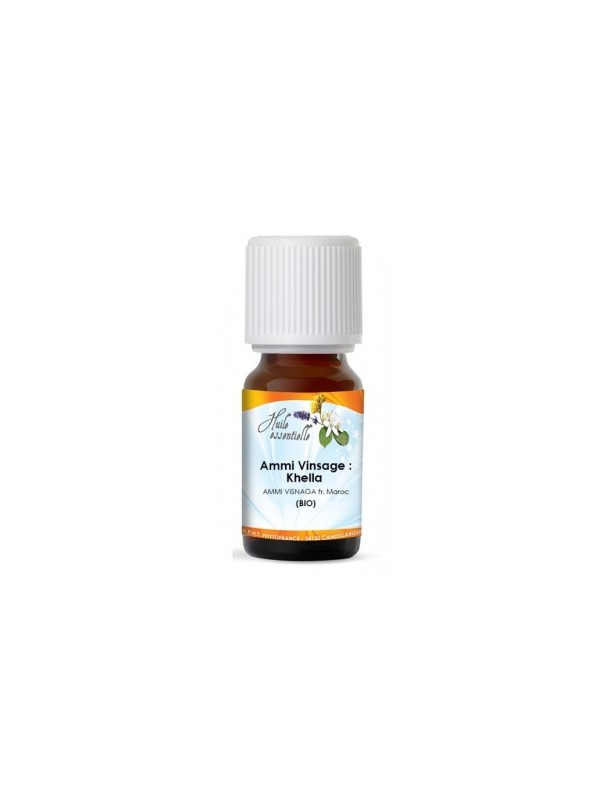 Huile essentielle de Khella BIO 5ml Phytofrance Herboristerie de Paris usage externe